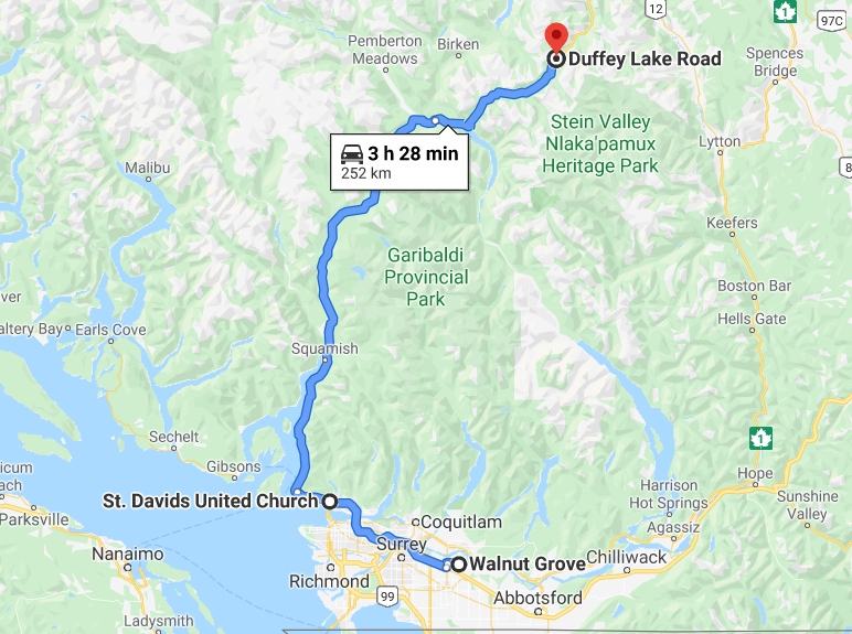 Duffey Lake Road in BC