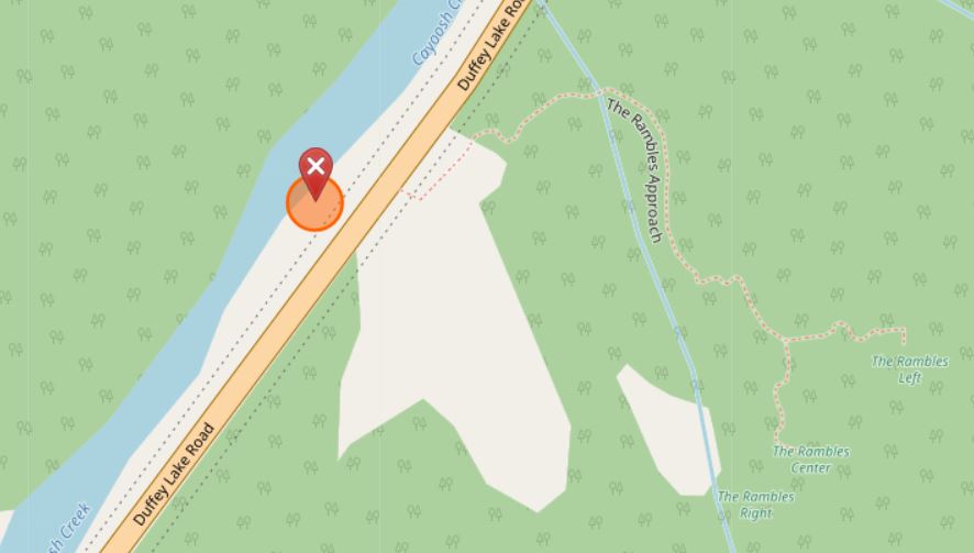 Rambles Parking Lot - OpenStreet Maps