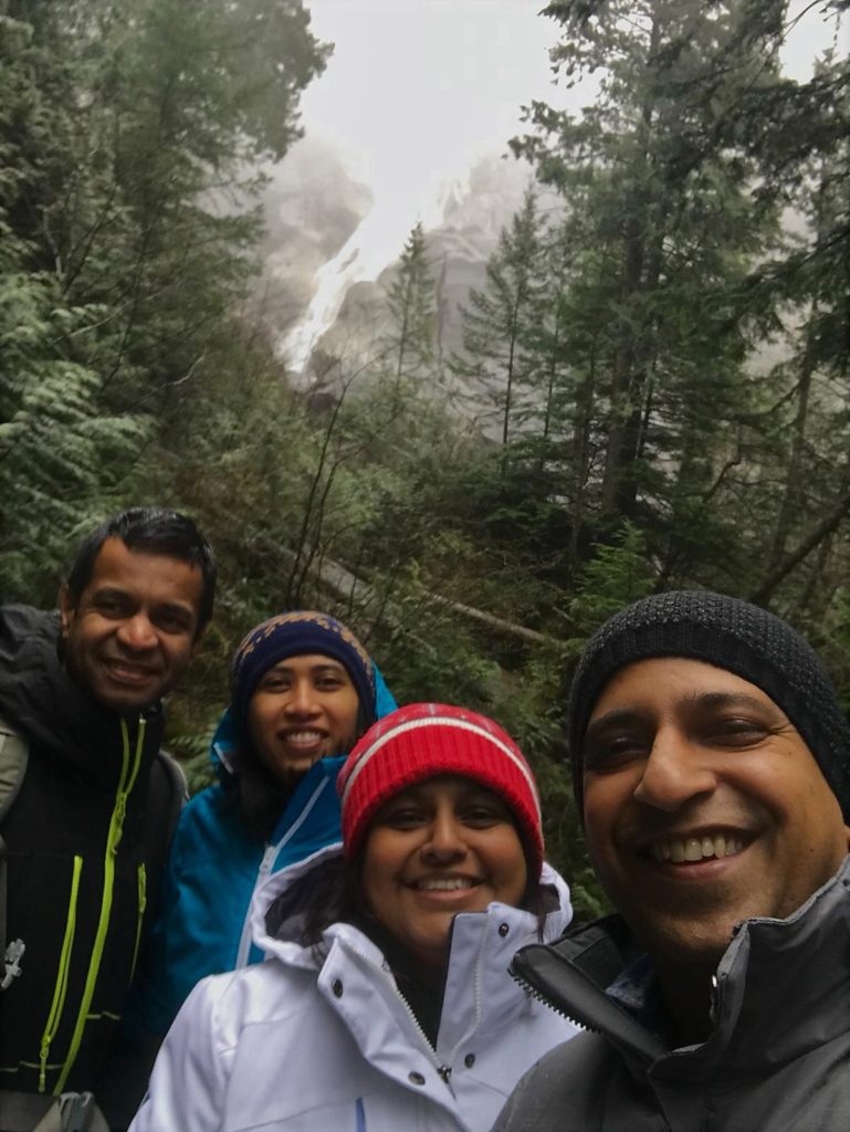 Group at Shannon Falls