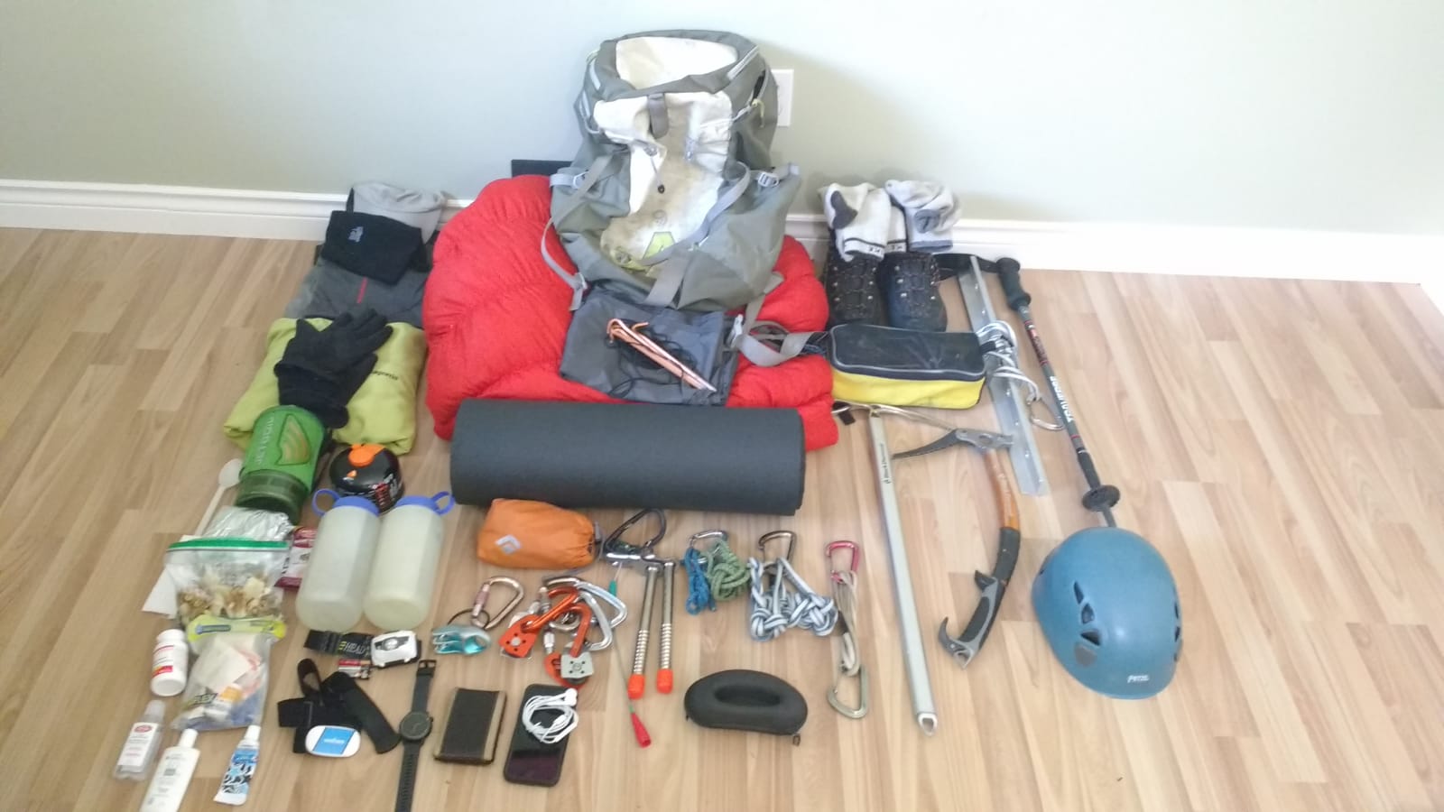 Gear for Garibaldi North East Face Climb