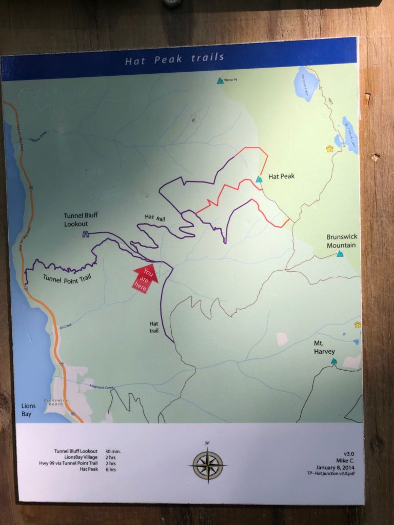 Tunnel Bluffs Trail Sign