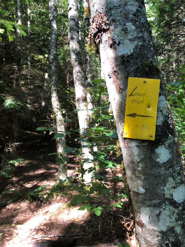 Tunnel Bluffs Trail Sign