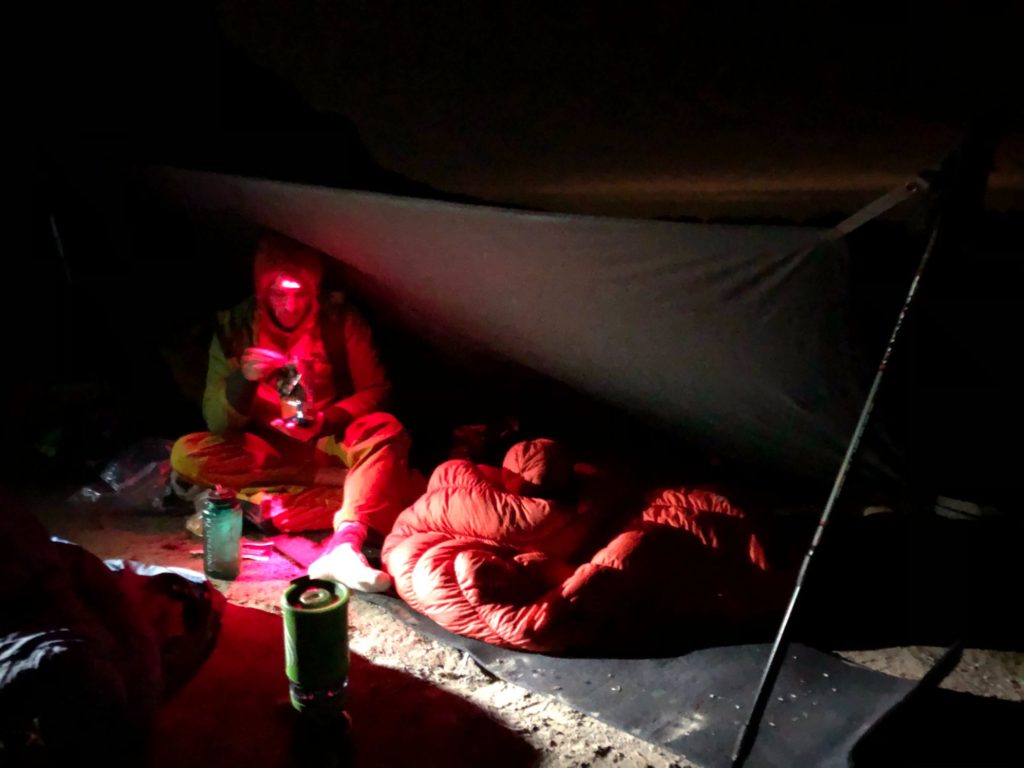 Bivvy on Brohm Ridge