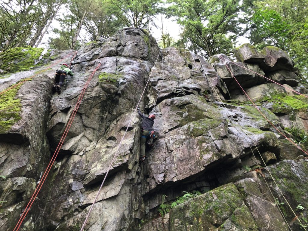 Dry Tooling at Burke Crag - Dennet Bluffs
