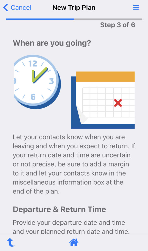 AdventureSmart Trip Plan