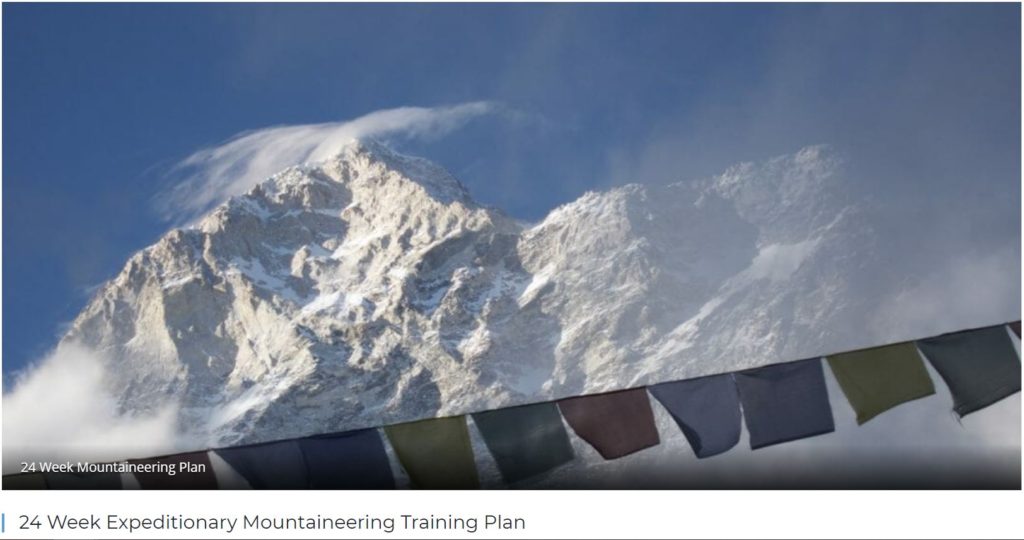 Uphill Athlete Mountaineering Plan