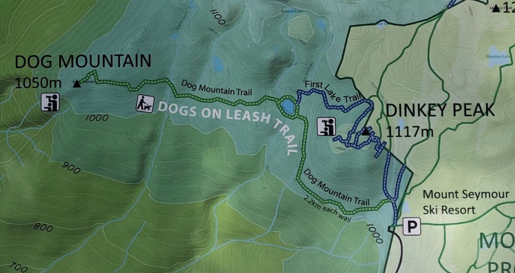 Dog Mountain Trail Map