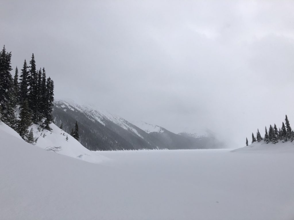 Garibaldi Lake in Winter