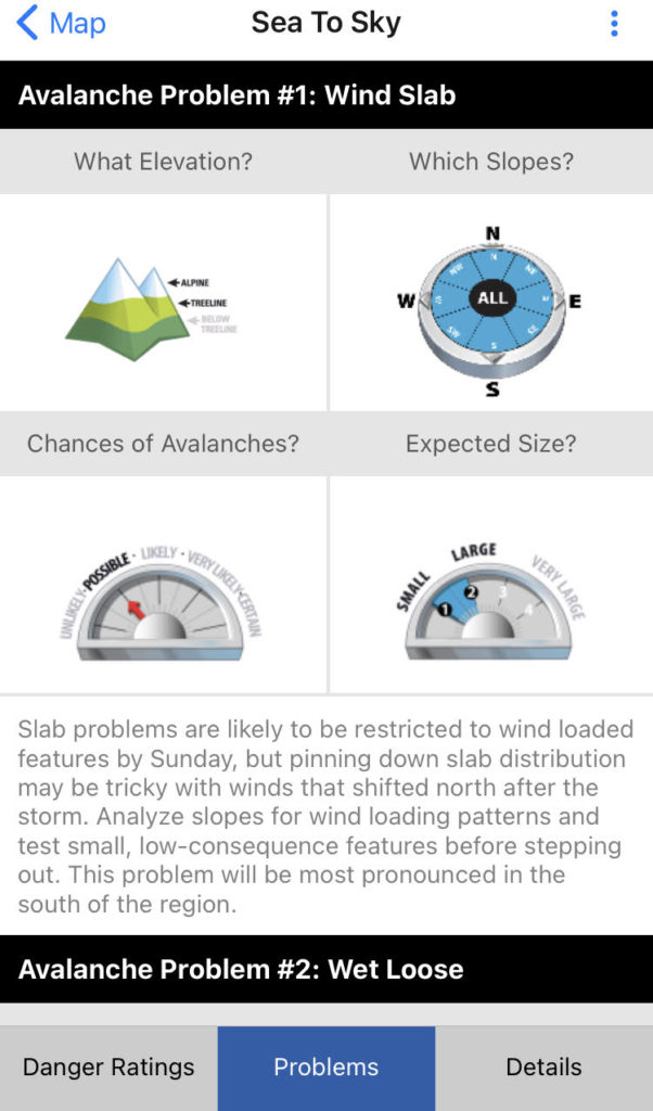 Avalanche Canada Forecast Sea to Sky Apr 11 2021
