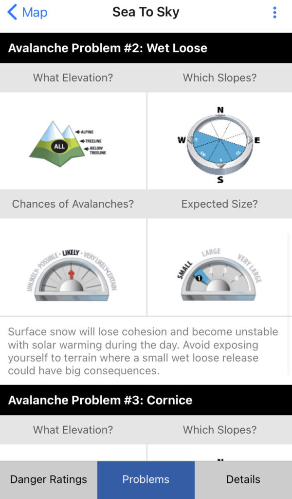 Avalanche Canada Forecast Sea to Sky Apr 11 2021