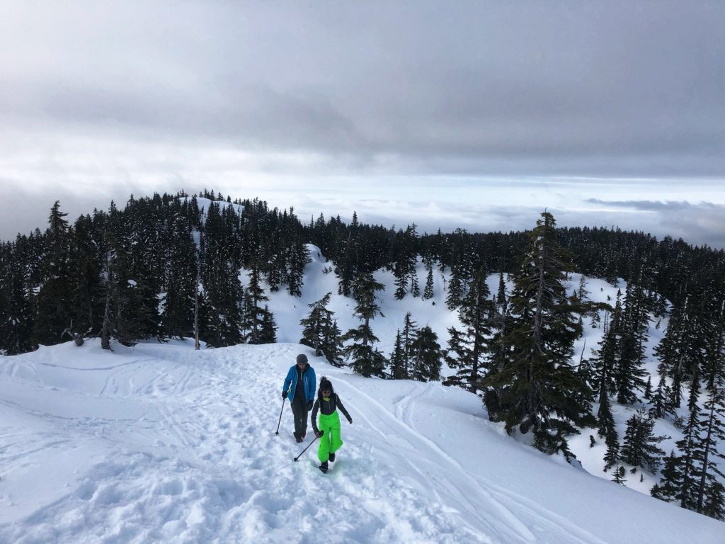 Black Mountain Winter Hike Snowshoeing