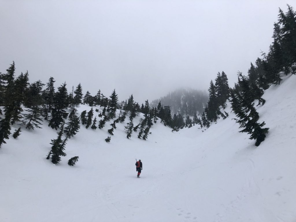 Mount Strachan via Christmas Gully in Winter Conditions