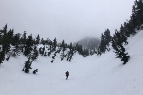 Mount Strachan in Winter