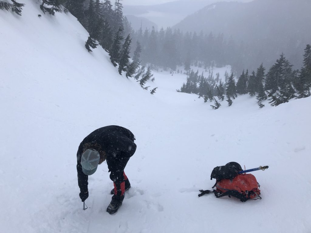 Mount Strachan Hike in Winter Christmas Gully
