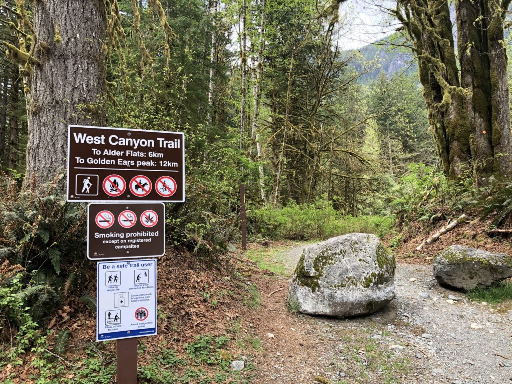 West Canyon Trail - Evans Peak Golden Ears Park