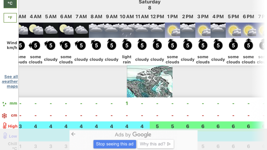 Mountain-Forecast Mount Seymour