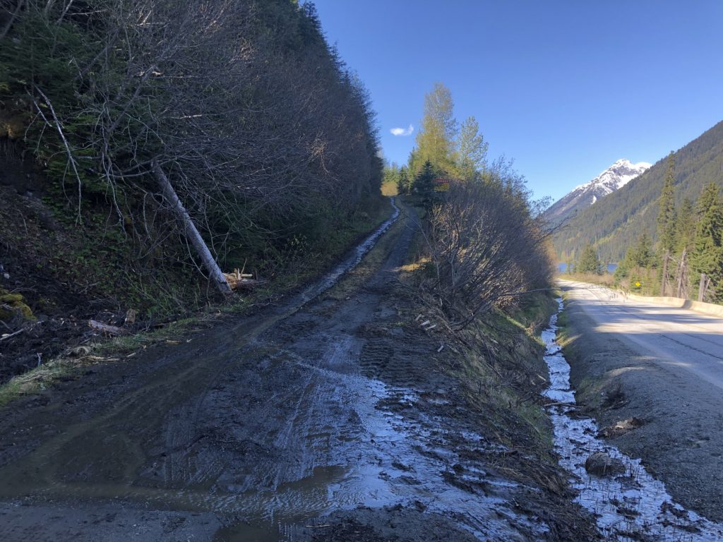 Darkside Lake Hike along Steep Creek FSR