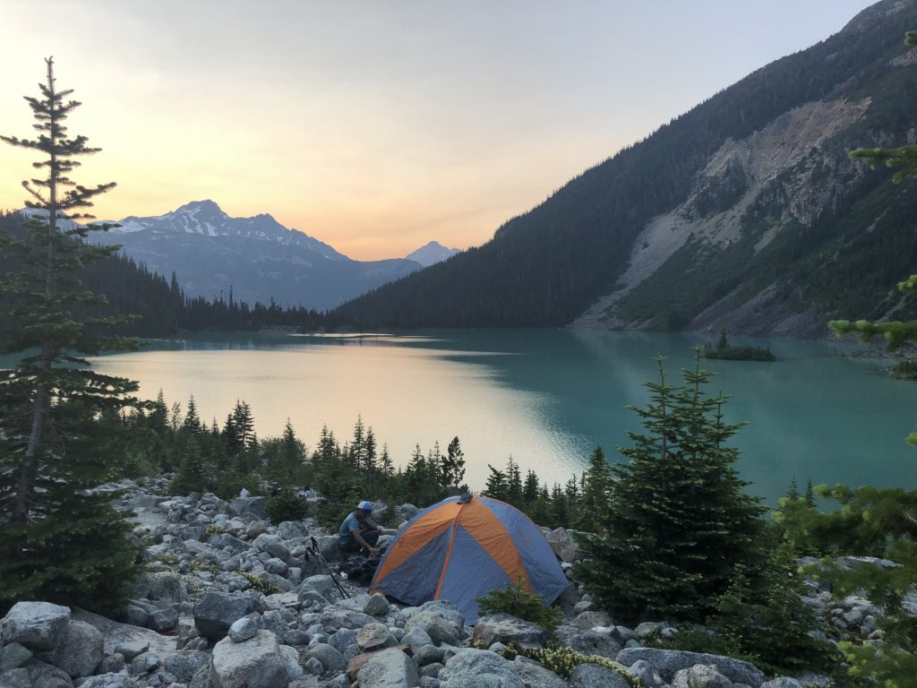 Backcountry Camping at Upper Joffre Lake