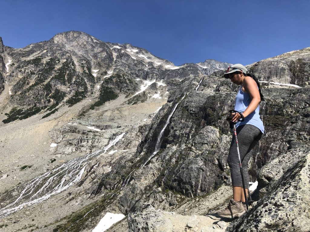Hike above Upper Joffre Lake Campground