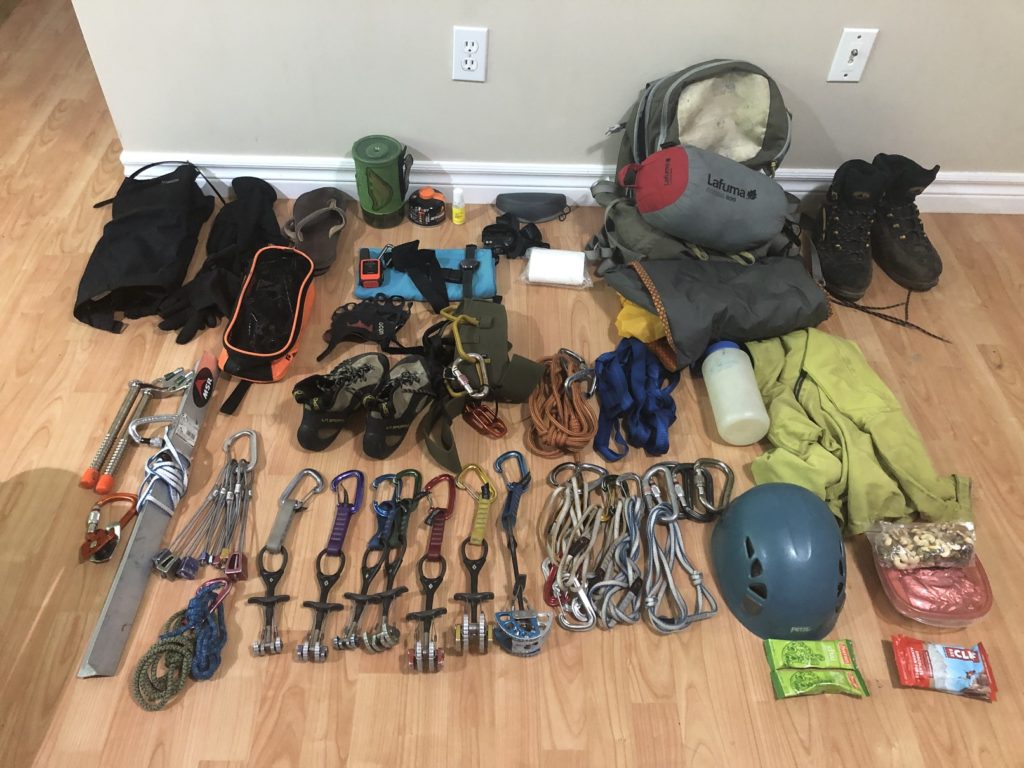 Mount Matier West Buttress Gear