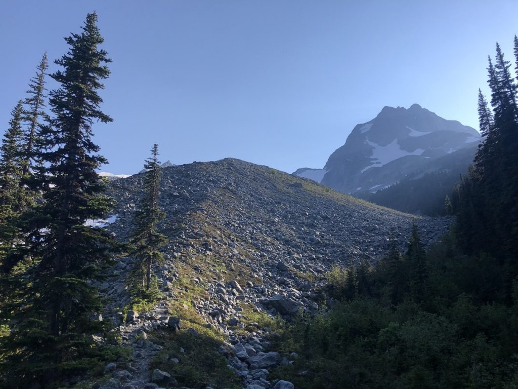 Cerise Creek Trail through Moraine