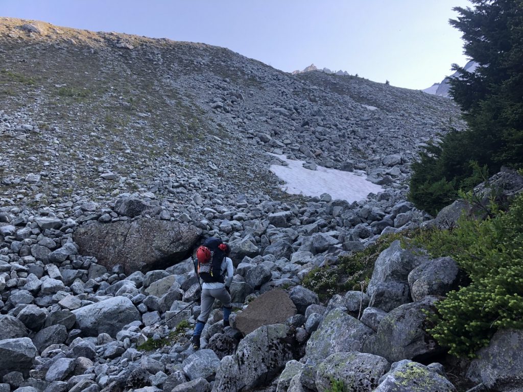 Cerise Creek Trail through Moraine