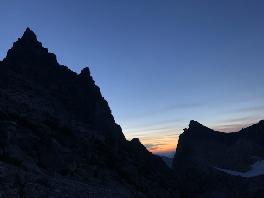 Sunrise from West Ridge of Mount Rexford