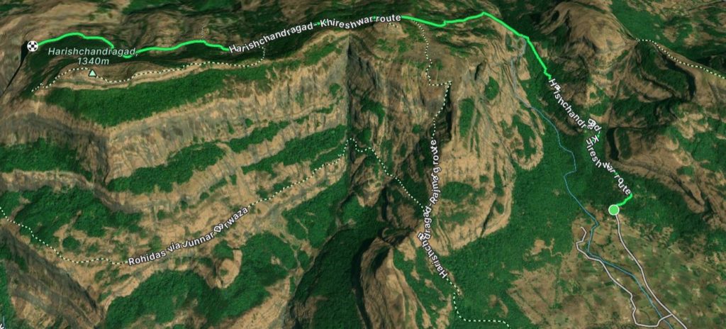 Harishchandragad Khireshwar Route