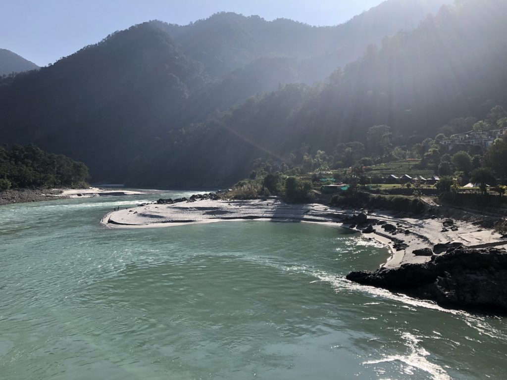 White Sand Beach at Malakunti Rishikesh