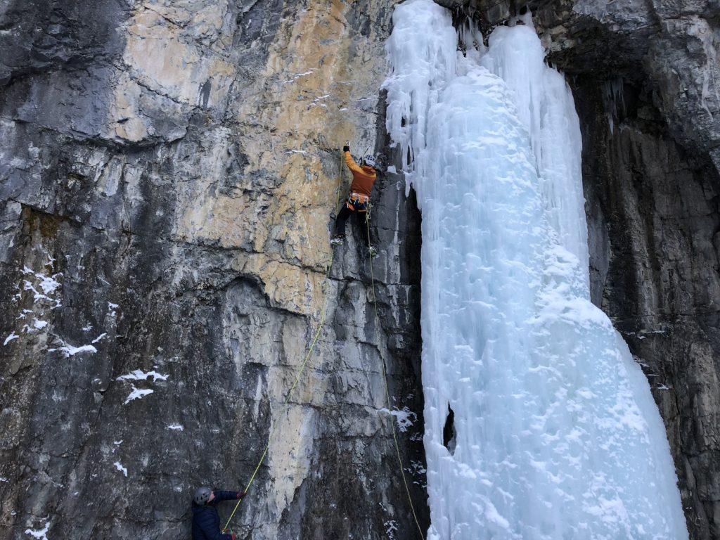 Five-Day Ice Leader Camp - Sean Isaac Grotto Canyon