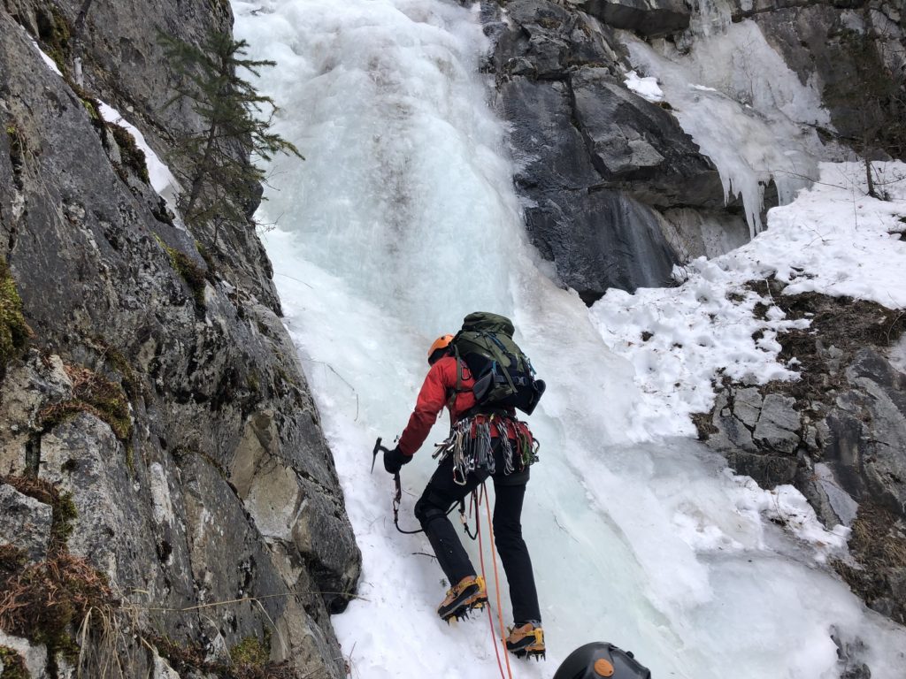 Rambles Centre Ice Climbing