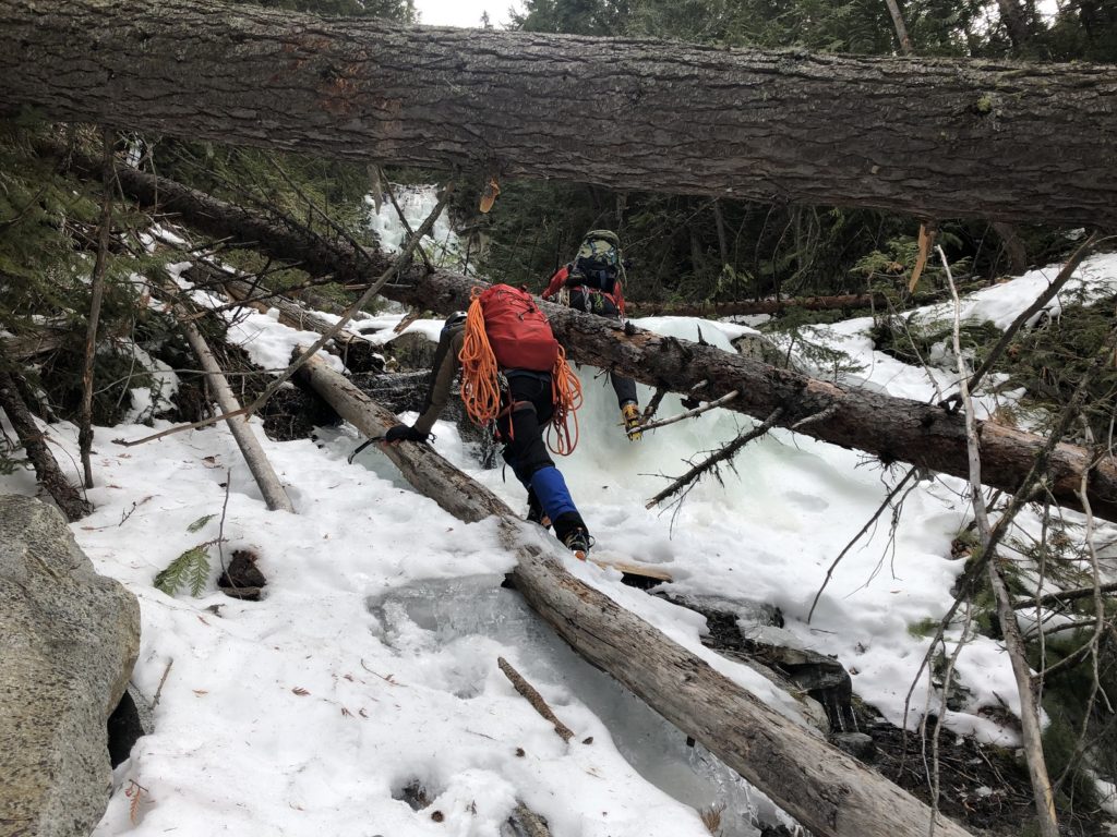Rambles Centre Upper Tier Ice Climbing