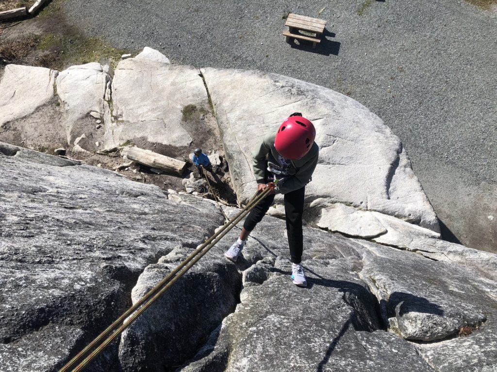 Kids Rappelling