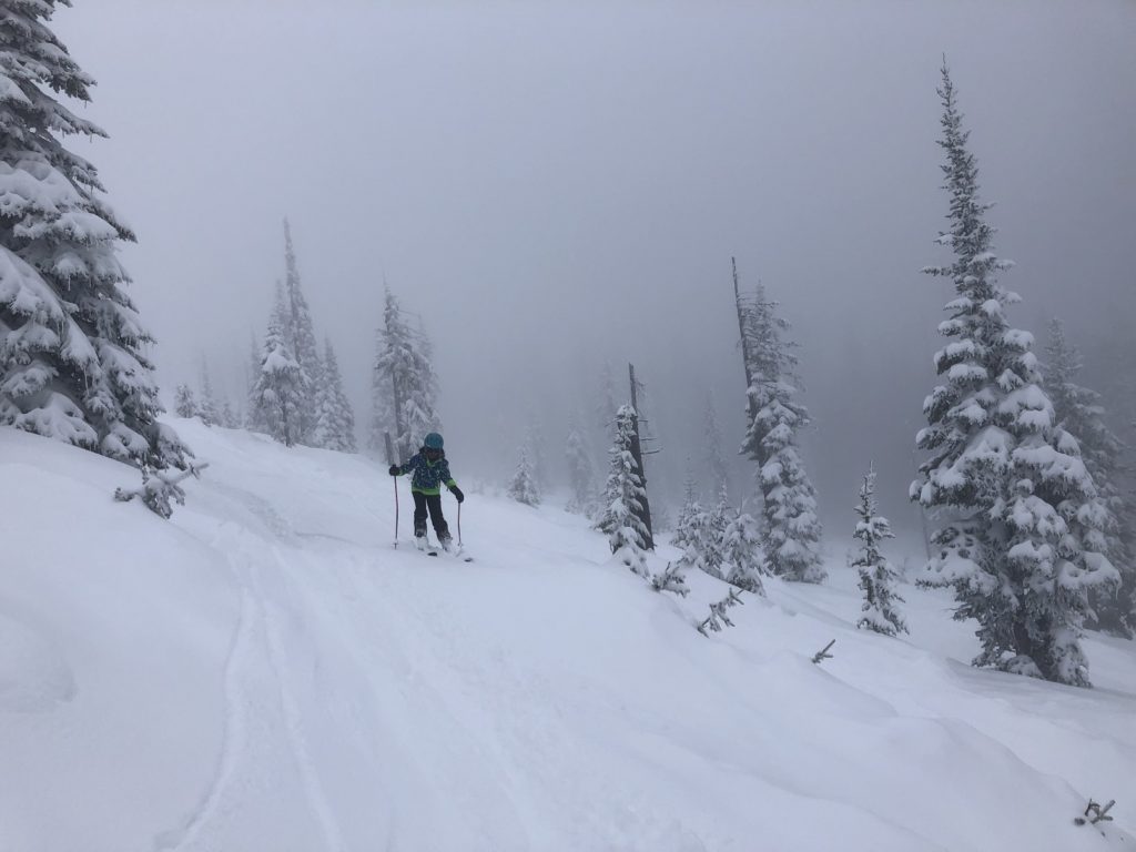 Skiing at Big White