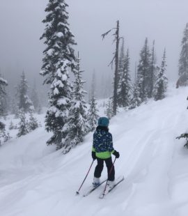 Skiing at Big White