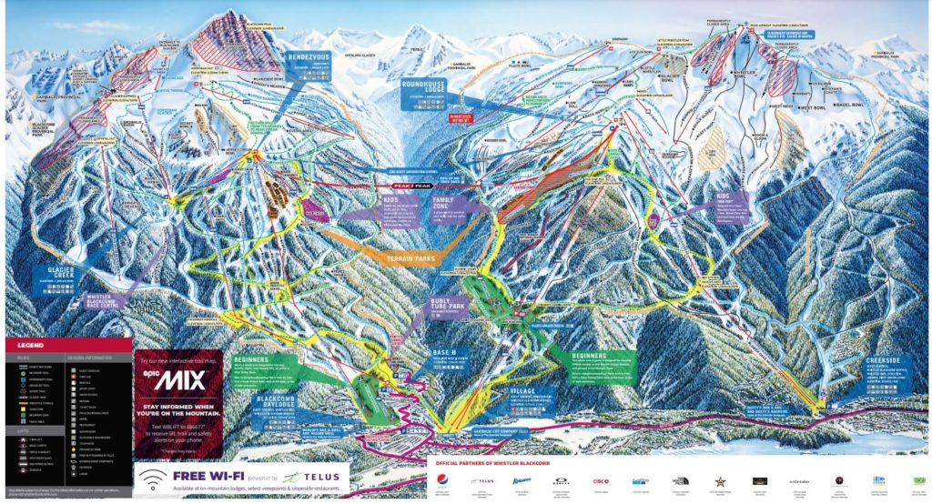 Whistler Creekside Skiing