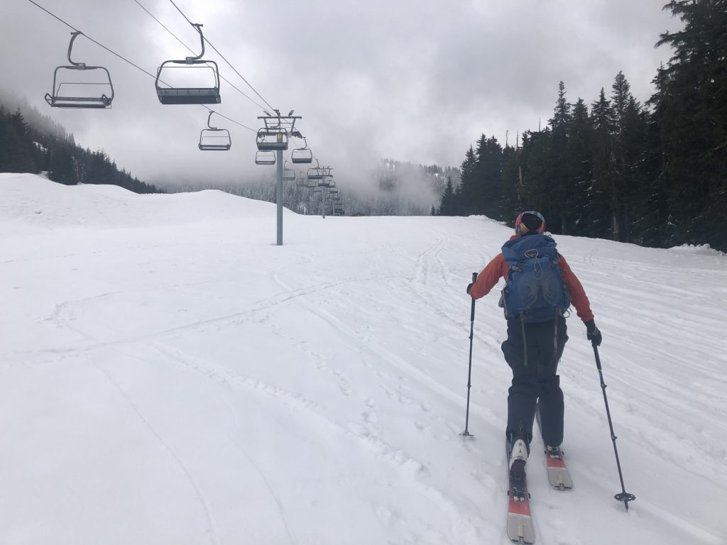 Mount Strachan Backcountry Skiing
