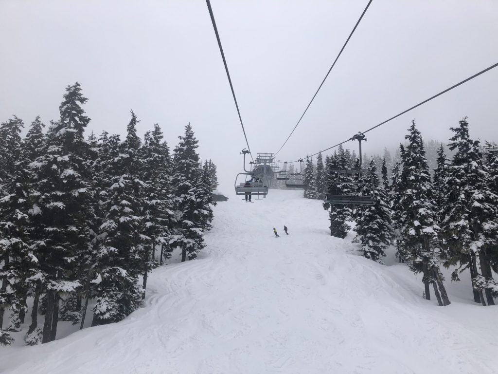 Skiing at Blackcomb