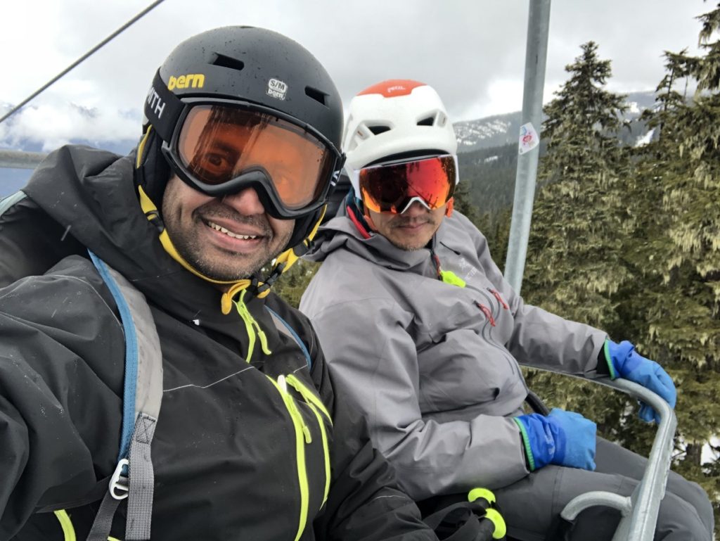 Skiing at Blackcomb