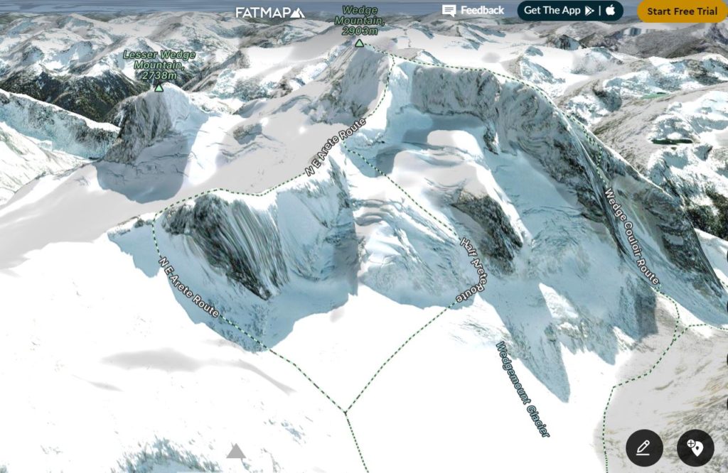 Wedge Mountain North East Arete - Planning Alpine Climbing Trip