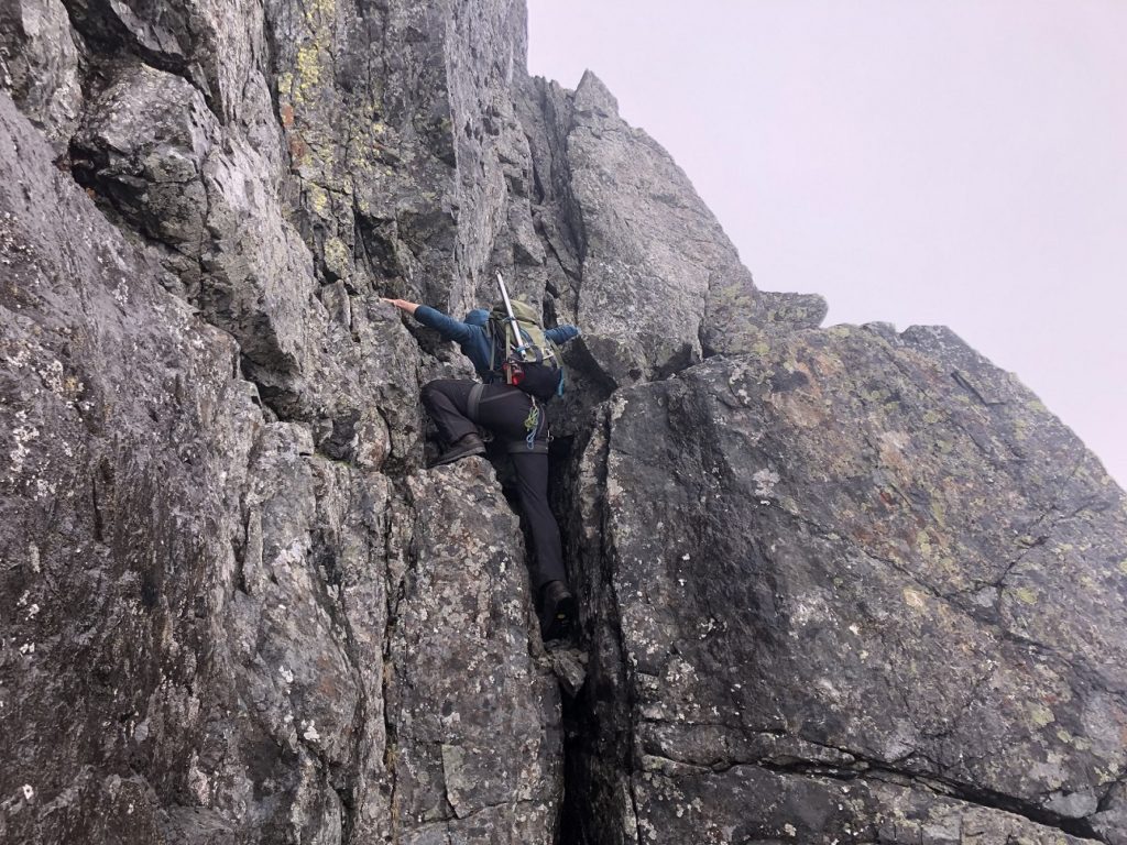 Sky Pilot East Face via Gunsight Couloir