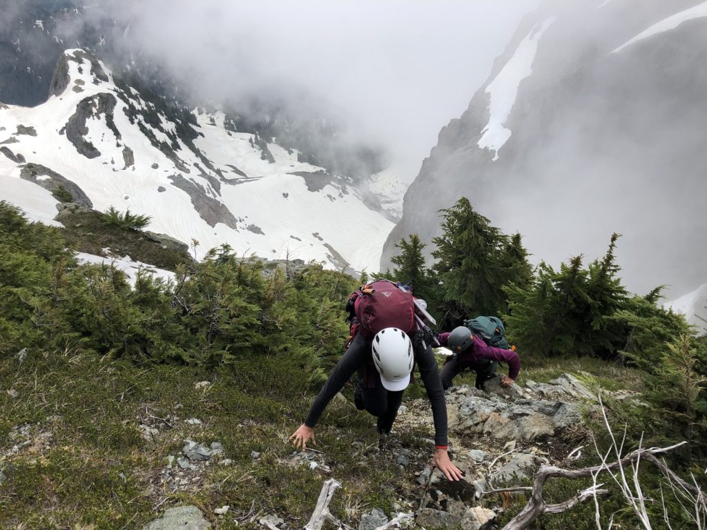 Sky Pilot East Face Route