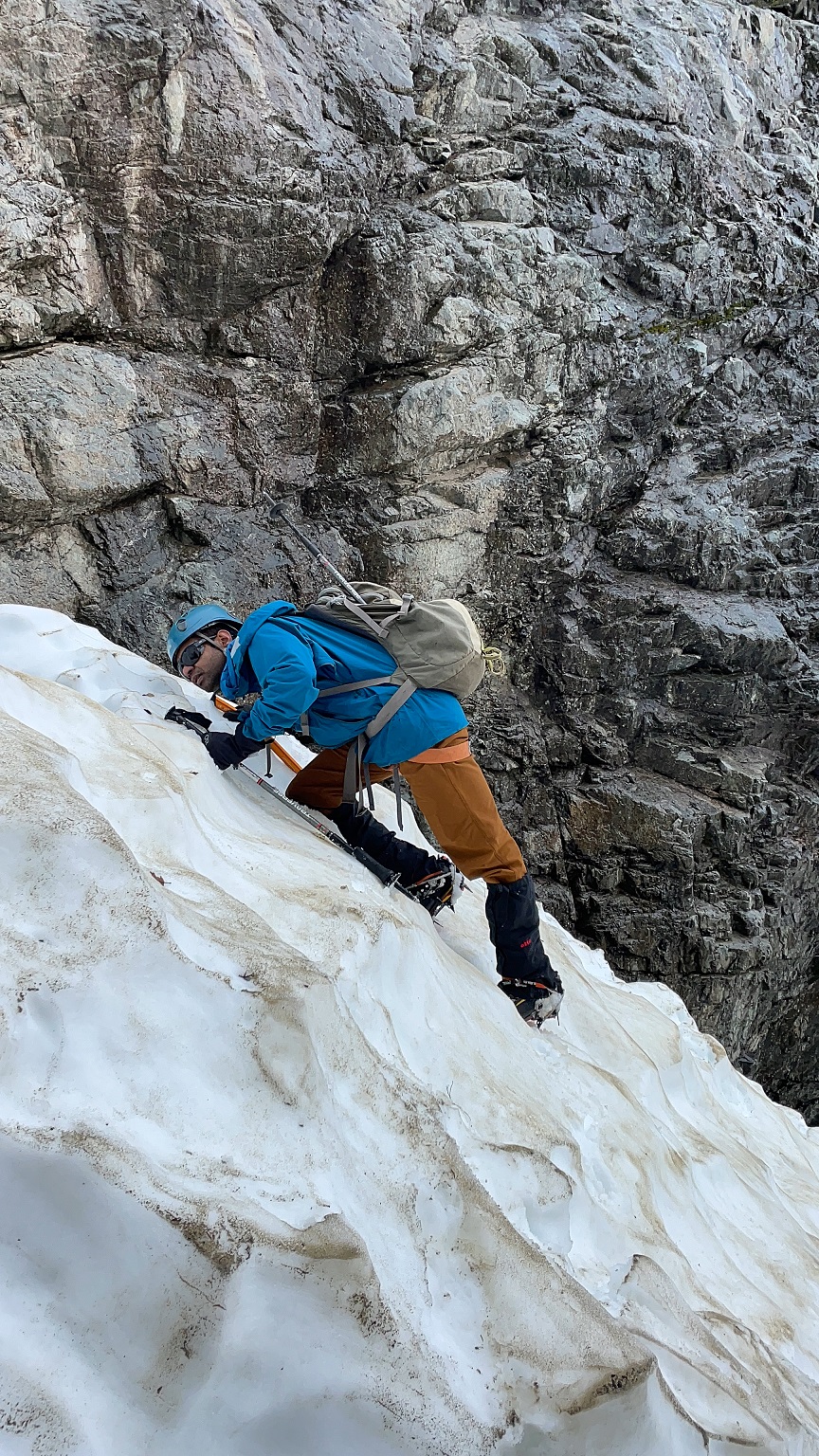 Sky Pilot East Face via Gunsight Couloir
