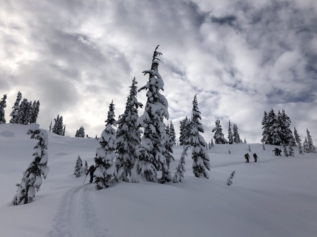 Gin Peak Hanging Lake Backcountry Skiing
