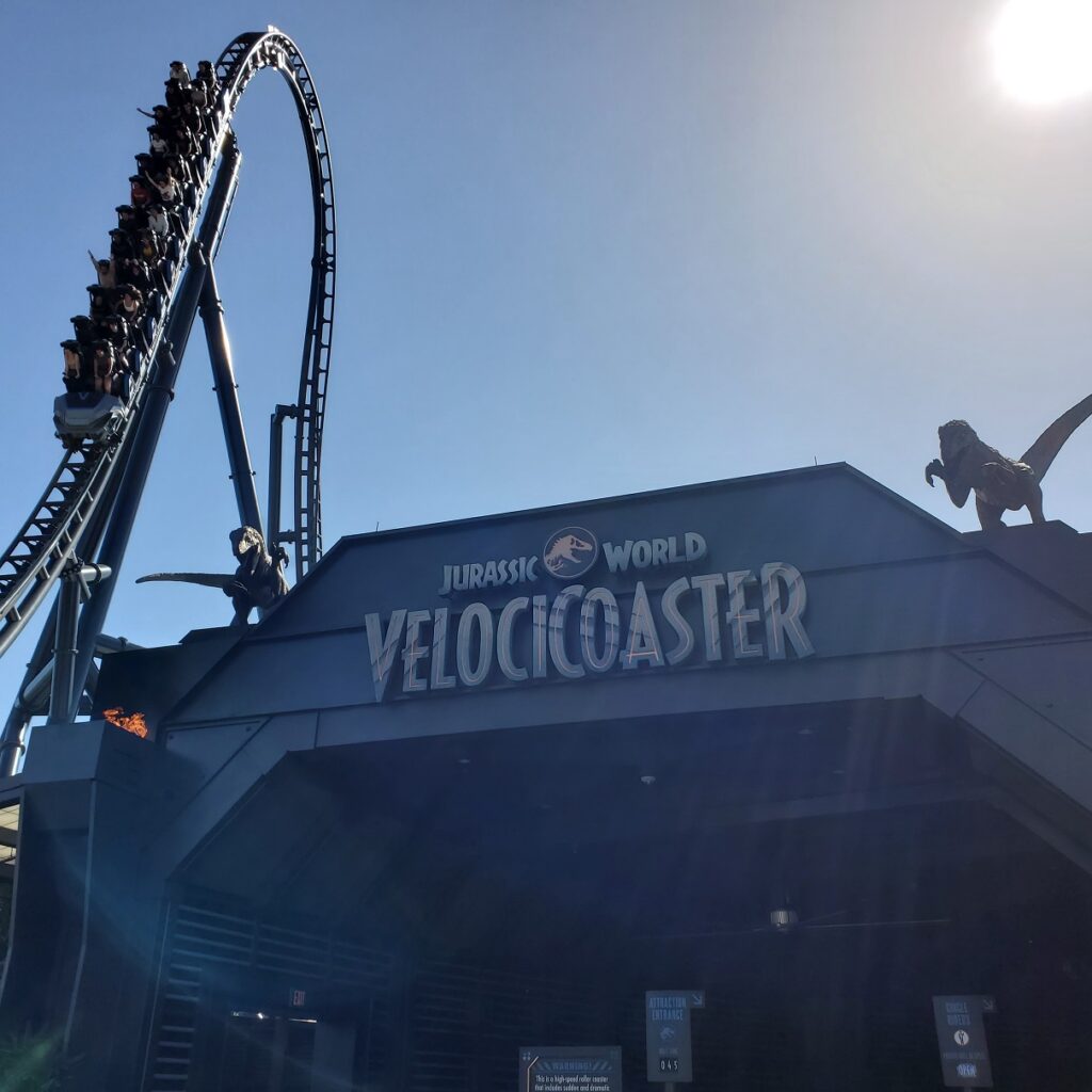 Velocicoaster Ride - Universal Islands of Adventure