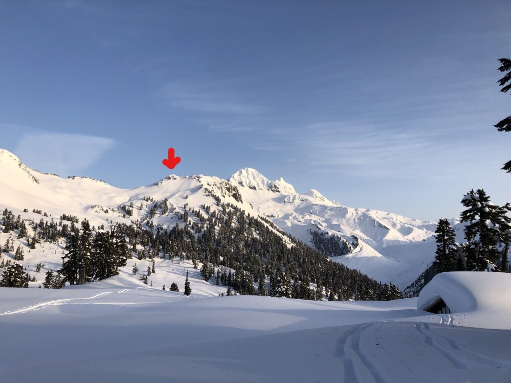 Gargoyles as seen from Elfin Lakes Campsite