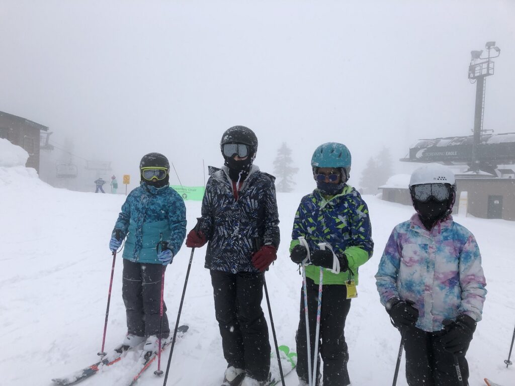 Grouse Mountain Skiing with Friends