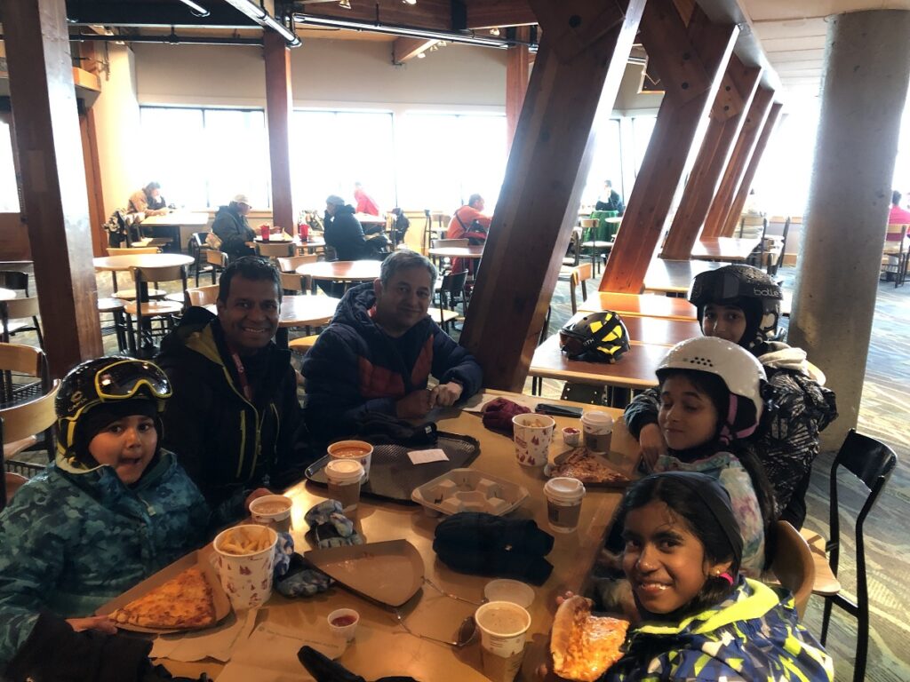 Grouse Mountain Skiing with Friends