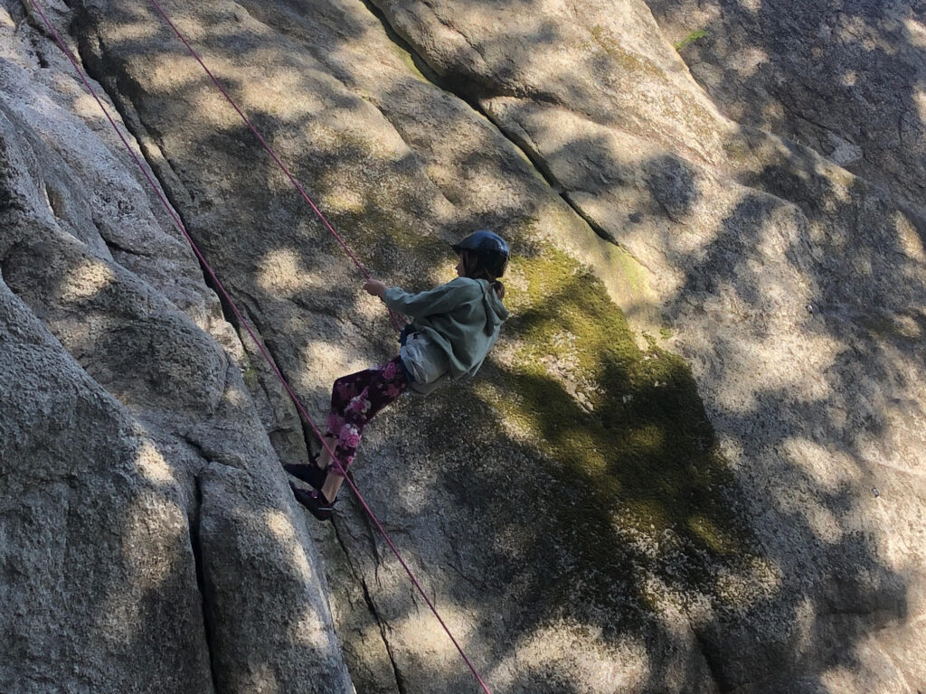 Kids Climbing in Squamish Free and Easy Area
