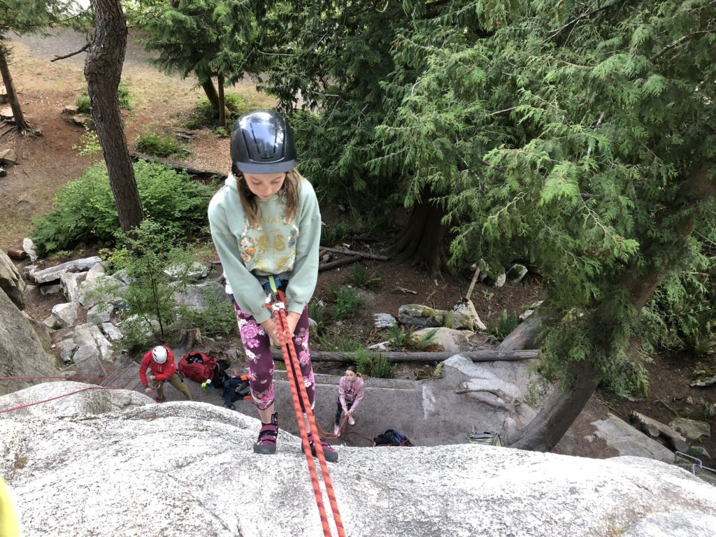 Kids Climbing in Squamish Free and Easy Area